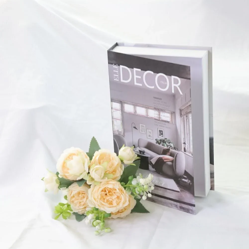 NEW Luxury Decoration Coffee Table Fashion Art Faux Book Storage Box